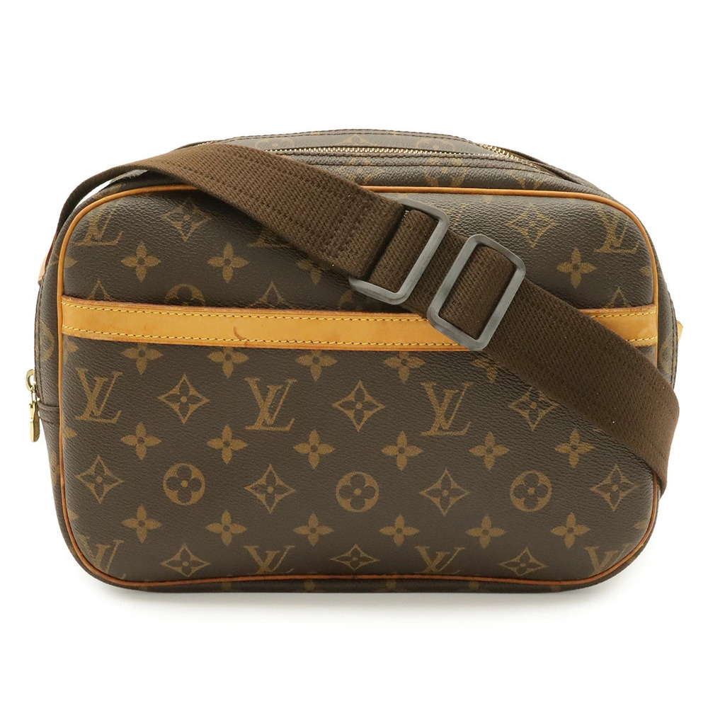 LOUIS VUITTON Monogram Reporter Shoulder Bag Crossbody